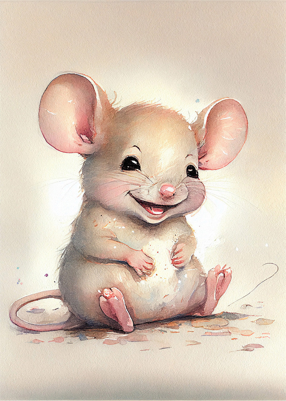 Cuadro ​Ratita sonriente