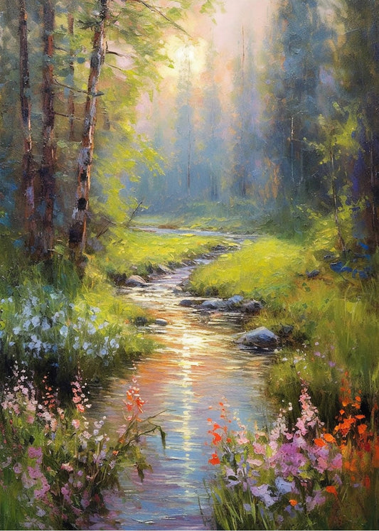 Cuadro ​El río del bosque