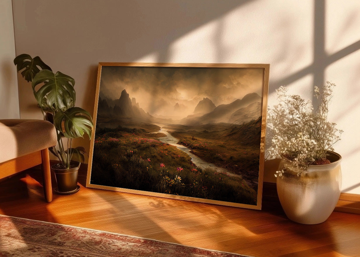 Cuadro ​Río montañoso