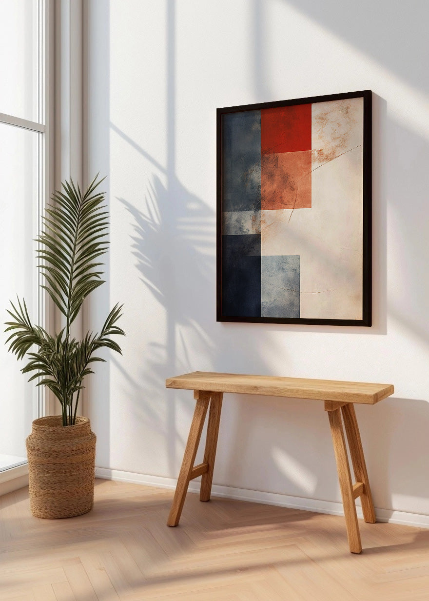 Cuadro ​Red and Blue feeling