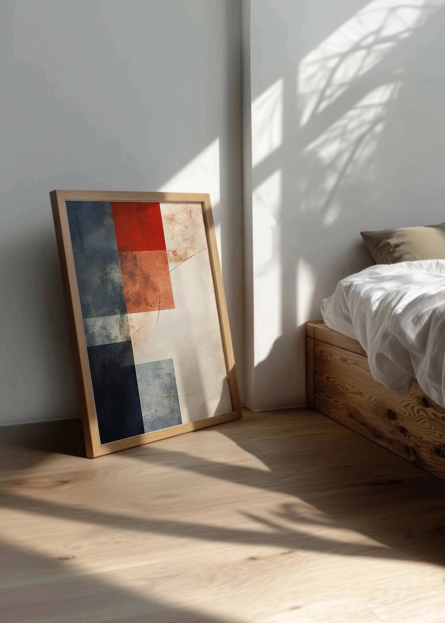 Cuadro ​Red and Blue feeling