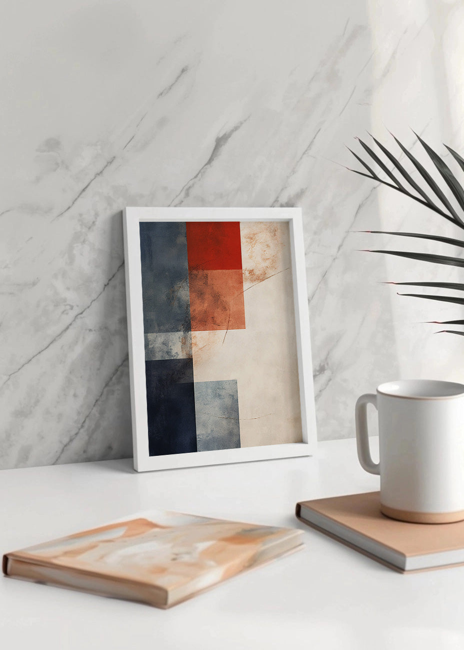 Cuadro ​Red and Blue feeling