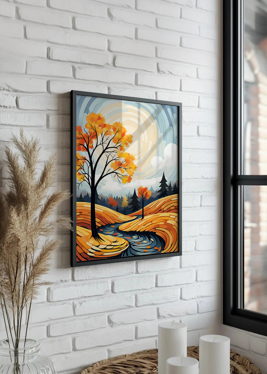 Cuadro ​Sendero bajo la luna
