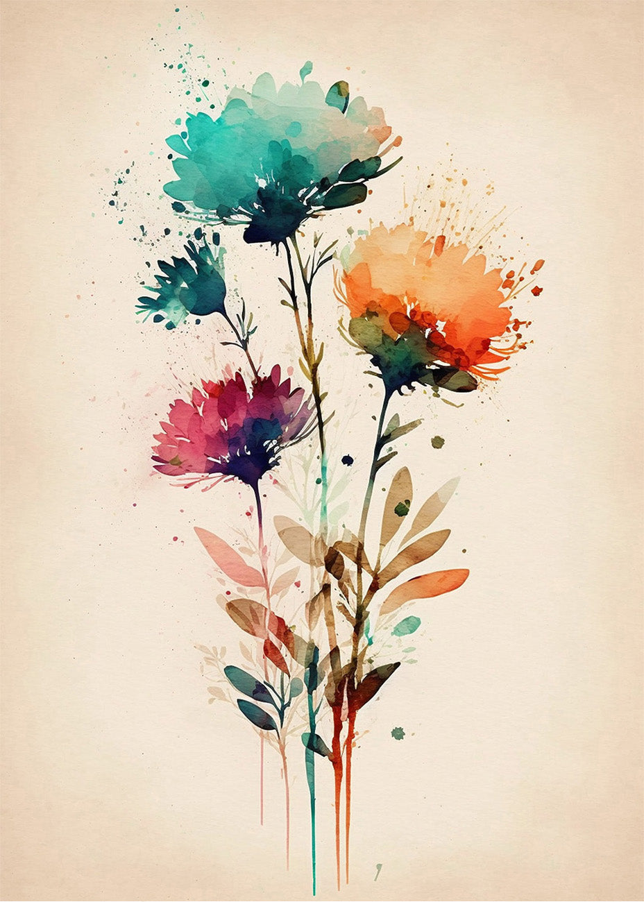 Cuadro ​Tres flores