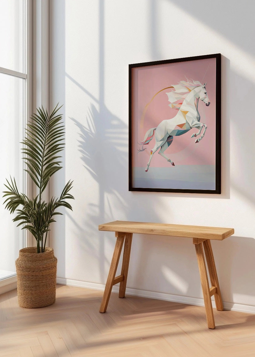 Cuadro ​Unicornio pastel