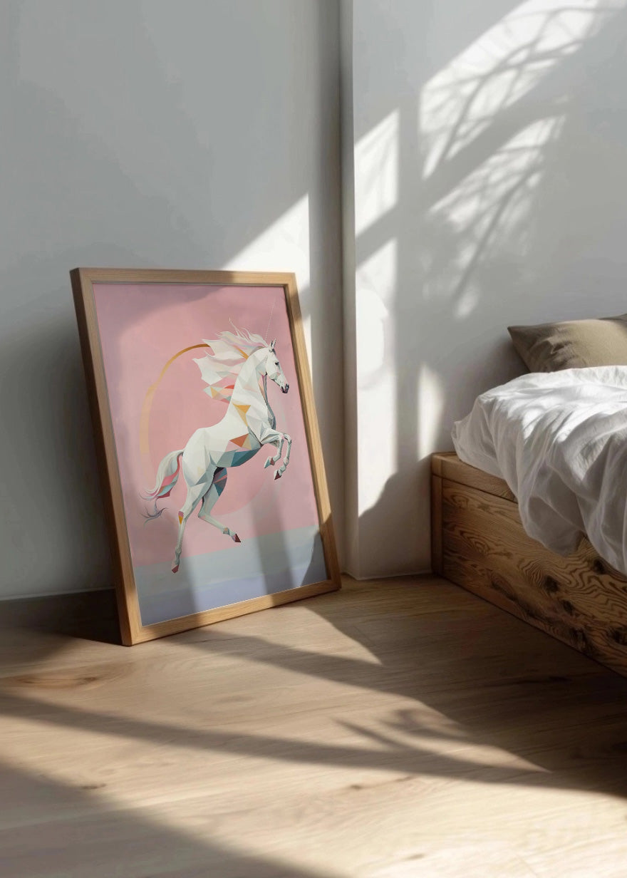 Cuadro ​Unicornio pastel