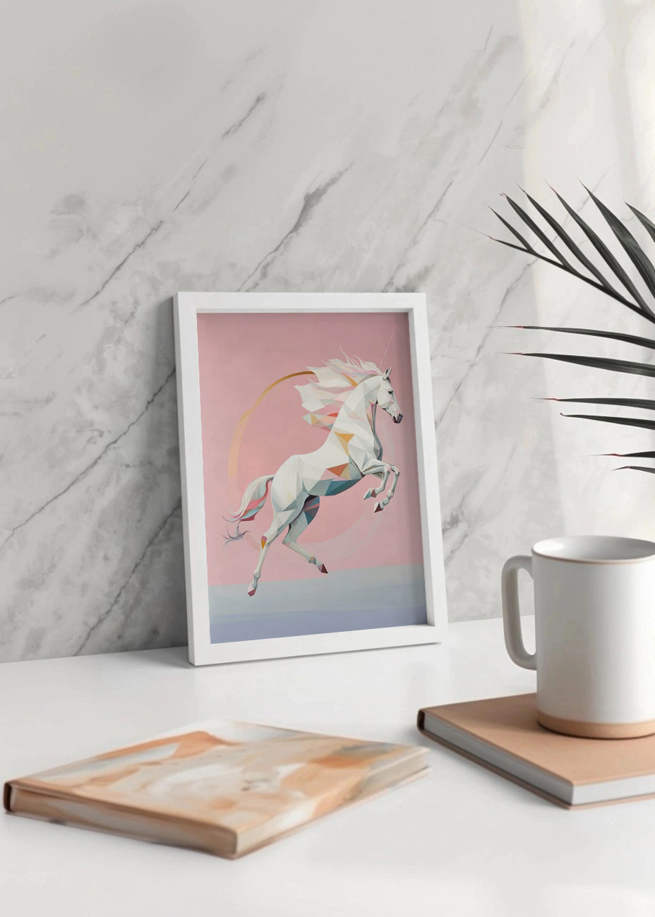 Cuadro ​Unicornio pastel